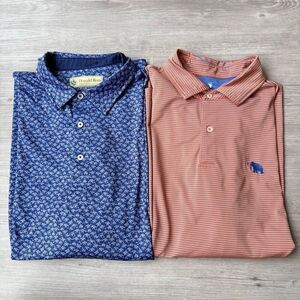 Set of 2 golf shirts Donald Ross and Fairway & Greene size XL